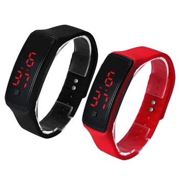 2x Fashion Ultra-Slim Men Silicone Digital LED Sports Wrist Watch (Black&Red)
2x Fashion Ultra-Slim Men Silicone Digital LED Sports Wrist Watch (Black&Red)