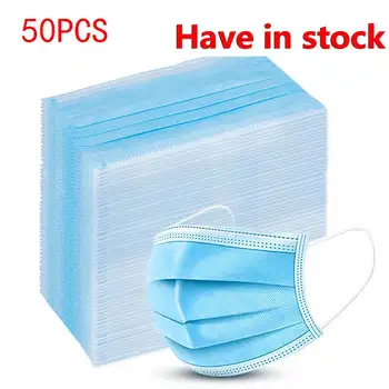 50PCS Anti-Pollution 3 Laye Mask dust protection Masks Disposable Face Masks Elastic Ear Loop Disposable Dust Filter Safety Mask
50PCS Anti-Pollution 3 Laye Mask dust protection Masks Disposable Face Masks Elastic Ear Loop Disposable Dust Filter Safety Mask