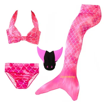 Children Mermaid Tails With Monofin Flippers Swimming Tails For Girls Kids Costume Clothes Swimmable Bikini Set Bathing Swimsuit
Children Mermaid Tails With Monofin Flippers Swimming Tails For Girls Kids Costume Clothes Swimmable Bikini Set Bathing Swimsuit