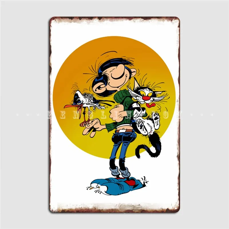 Металлический плакат Gaston Lagaffe, винтажное украшение для вечевечерние НКИ, паба, гаража, жестяной плакат
Металлический плакат Gaston Lagaffe, винтажное украшение для вечевечерние НКИ, паба, гаража, жестяной плакат