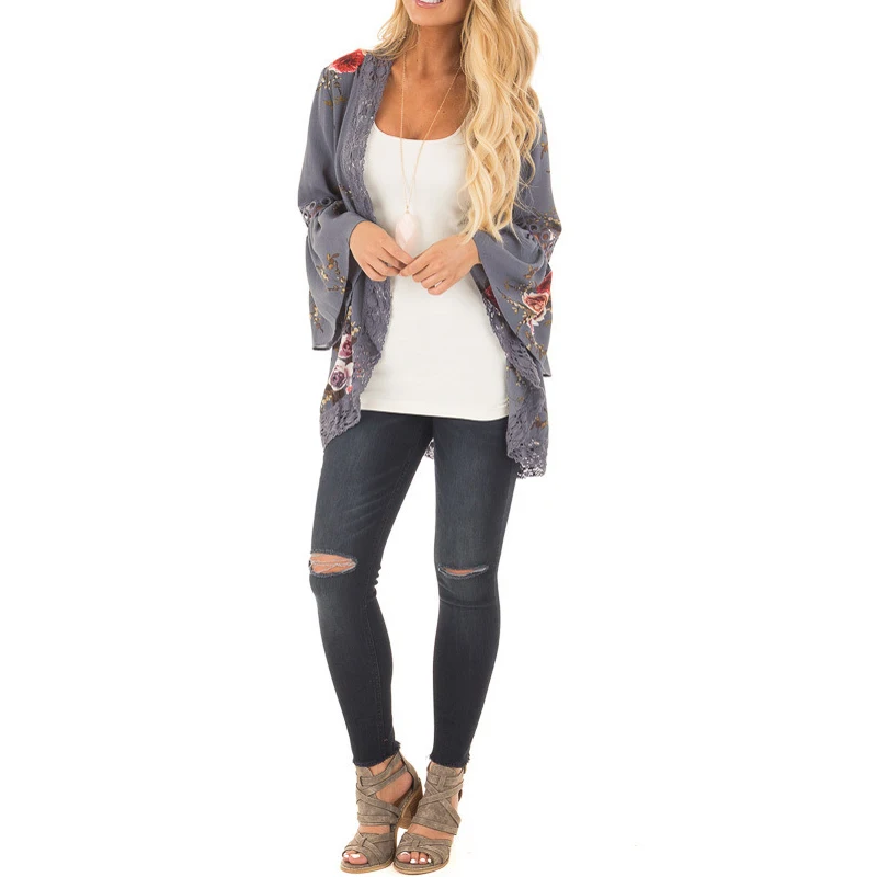 Women Plus Size Thin Outwear Hollow Out Lace Bell Flare Sleeve Summer Open Stitch Cardigan AM0943
Women Plus Size Thin Outwear Hollow Out Lace Bell Flare Sleeve Summer Open Stitch Cardigan AM0943