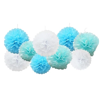 18 Pcs/Set Mixed Tissue Paper Pompoms Pom Poms Flower Wedding Party Decoration ( Blue)
18 Pcs/Set Mixed Tissue Paper Pompoms Pom Poms Flower Wedding Party Decoration ( Blue)