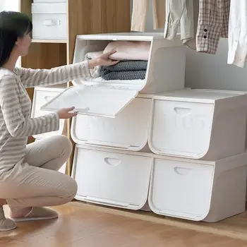 Front Open Plastic Storage Box, Extra Large Toy Storage Box, Covered Clothes Finishing Box.
Front Open Plastic Storage Box, Extra Large Toy Storage Box, Covered Clothes Finishing Box.