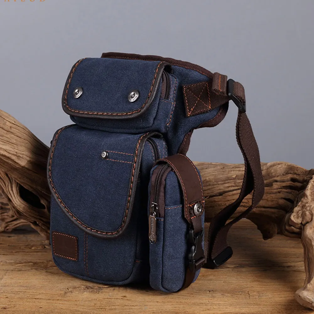 2022 New Product Retro Leg Bag Vertical Square Zipper Wear Resistant Canvas Waist Bag for Men's Outdoor Travel Military Storage 
2022 New Product Retro Leg Bag Vertical Square Zipper Wear Resistant Canvas Waist Bag for Men's Outdoor Travel Military Storage