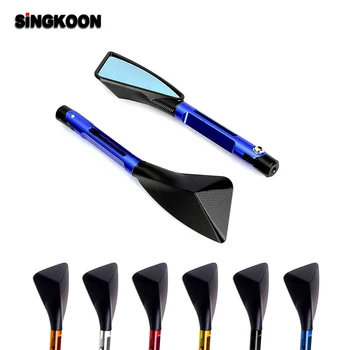 8 10mm universal cnc motorcycle mirror Blue Lens Rearview Side Mirror cafe racer FOR yamaha xmax 125 xt 600f tdm 900 fz6 800r
8 10mm universal cnc motorcycle mirror Blue Lens Rearview Side Mirror cafe racer FOR yamaha xmax 125 xt 600f tdm 900 fz6 800r
