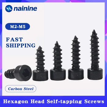 50Pcs M3 M3.5 M4 HA Black Cylinder Head Hexagon Head Self-tapping Screws Cup Furniture Sound Sharp Screws
50Pcs M3 M3.5 M4 HA Black Cylinder Head Hexagon Head Self-tapping Screws Cup Furniture Sound Sharp Screws