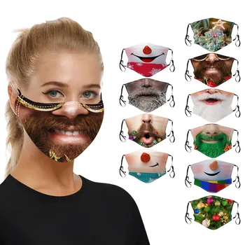 10pc Christmas Print Mouth Masks for Protection Face Mask Washable Earloop Mask маска от вируса masque tissu mascara para rosto
10pc Christmas Print Mouth Masks for Protection Face Mask Washable Earloop Mask маска от вируса masque tissu mascara para rosto