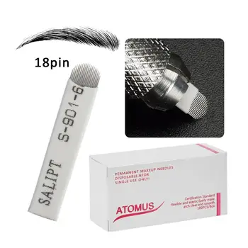 100Pcs U-Shape 18Pin Microbladed Makeup Needles Blade Manual Eyebrow Tattoo Pen
100Pcs U-Shape 18Pin Microbladed Makeup Needles Blade Manual Eyebrow Tattoo Pen