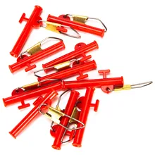 10pcs Fishing Sinker Slides Sliders 39*41mm Red/Black 1.5\" Length Big Sinker Slides Sliders Swivel Sleeve For Braid Fishing Lin
10pcs Fishing Sinker Slides Sliders 39*41mm Red/Black 1.5\" Length Big Sinker Slides Sliders Swivel Sleeve For Braid Fishing Lin