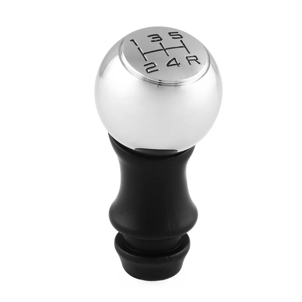 

5-Speed Gear Shift Knob Alloy Car Gear Shifter Replacement for Peugeot 106 206 207 306 307 406 407