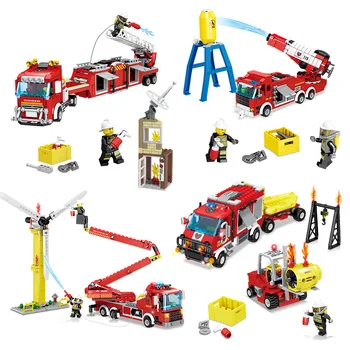 412pcs Fire Rescue Truck Forklift Building Blocks City Construction fireman model Bricks Educational Toys for Children
412pcs Fire Rescue Truck Forklift Building Blocks City Construction fireman model Bricks Educational Toys for Children