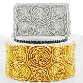 3D Rosette Mould Flower Silicone Mold Cake Border Fondant Decorating Tool Gumpaste Sugarcraft Chocolate Forms Bakeware
3D Rosette Mould Flower Silicone Mold Cake Border Fondant Decorating Tool Gumpaste Sugarcraft Chocolate Forms Bakeware