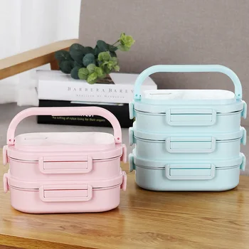 Lunch Box Food Grade 304 Stainless Steel Insulated Lunch Box Multi-layer combination sealed compartment lunch box food thermal
Lunch Box Food Grade 304 Stainless Steel Insulated Lunch Box Multi-layer combination sealed compartment lunch box food thermal