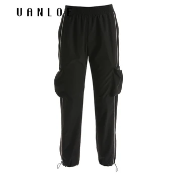 Black Ankle-Length High Waist Pants Women Pockets Patchwork Cargo Pants 2018 Streetwear Pencil Pants Women Trousers
Black Ankle-Length High Waist Pants Women Pockets Patchwork Cargo Pants 2018 Streetwear Pencil Pants Women Trousers
