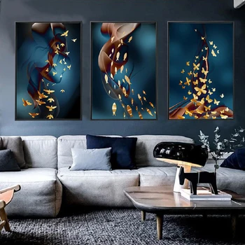 Nordic Light Luxury Gold Birds Fish Canvas Paintings Feather Wall Art Posters Decorative Wall Prints for Living Room Home Decor
Nordic Light Luxury Gold Birds Fish Canvas Paintings Feather Wall Art Posters Decorative Wall Prints for Living Room Home Decor