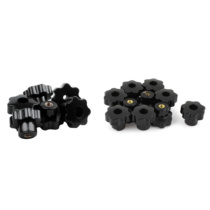 16 Pcs 32Mm Dia M6 Thread Screw on Type Star Head Clamping Knob Grip & Clamping Nuts Knob Grip M8 Female Thread
16 Pcs 32Mm Dia M6 Thread Screw on Type Star Head Clamping Knob Grip & Clamping Nuts Knob Grip M8 Female Thread
