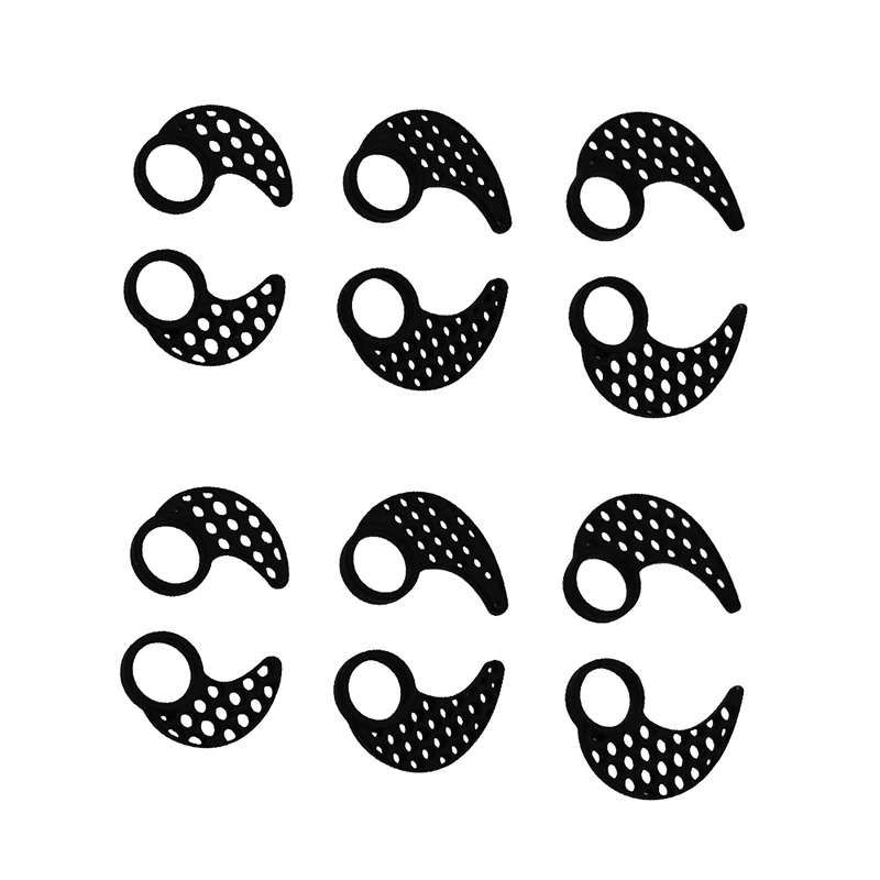 6Pairs Silicone Earhooks for JayBird BlueBuds X X2 & X3 Bluetooth Sport Headphone Replacement (S+M+L)
6Pairs Silicone Earhooks for JayBird BlueBuds X X2 & X3 Bluetooth Sport Headphone Replacement (S+M+L)