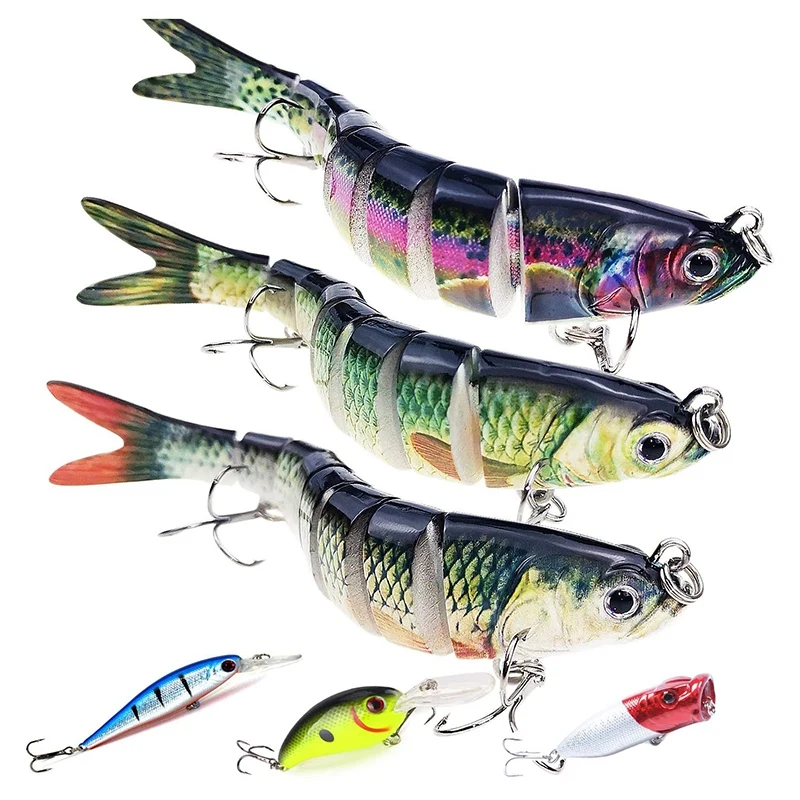Fishing Lures Lifelike Topwater 8 Segment Swimbait Lures Artificial Multi Jointed Swimbaits Hard Bait Set
Fishing Lures Lifelike Topwater 8 Segment Swimbait Lures Artificial Multi Jointed Swimbaits Hard Bait Set