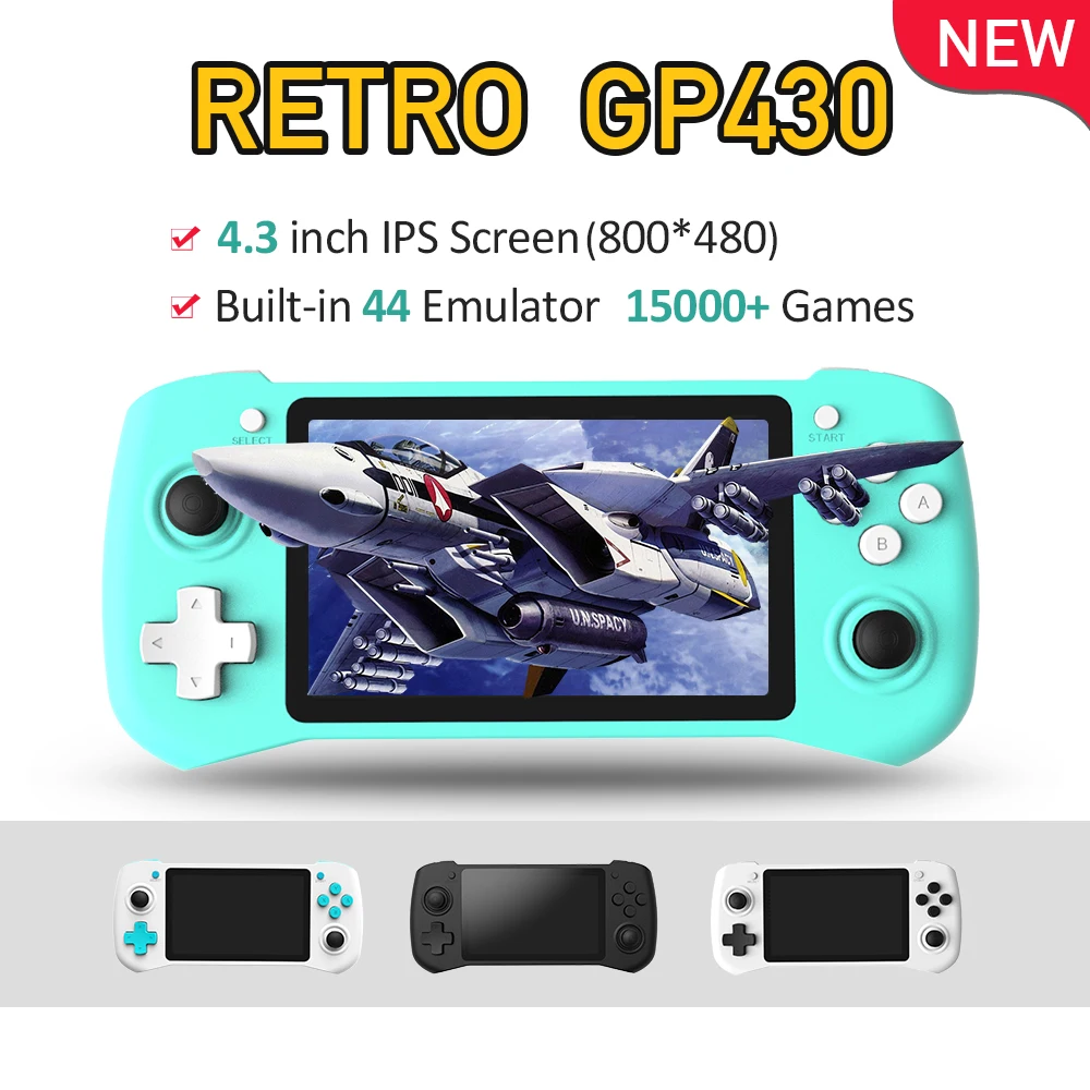 GP430 Retro Game Console 4.3" IPS Screen HDMI Output Raspberry Pi CM-3L Wifi Handheld Video Game Player For N64/ PS1 15000 Games
GP430 Retro Game Console 4.3" IPS Screen HDMI Output Raspberry Pi CM-3L Wifi Handheld Video Game Player For N64/ PS1 15000 Games