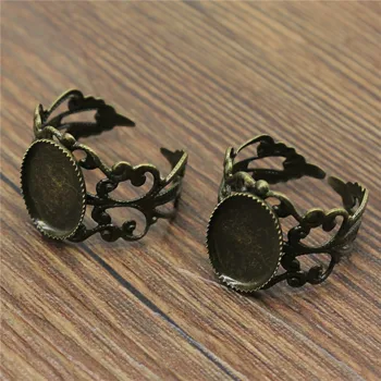 10pcs Oval Glass Cabochon Copper Material Sawtooth Edge Adjustable Ring Settings Antique Bronze Blank DIY Jewelry Findings
10pcs Oval Glass Cabochon Copper Material Sawtooth Edge Adjustable Ring Settings Antique Bronze Blank DIY Jewelry Findings