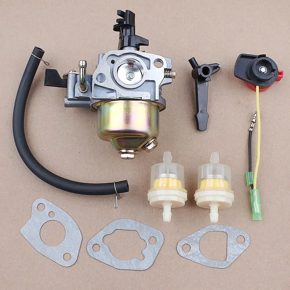 Carburetor Gasket On-Off Switch Kit for Honda GX120 GX160 GX168 GX200 5.5-6.5 HP Genertor Engine Parts Fuel Filter
Carburetor Gasket On-Off Switch Kit for Honda GX120 GX160 GX168 GX200 5.5-6.5 HP Genertor Engine Parts Fuel Filter