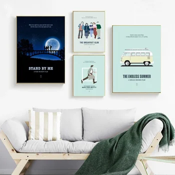 Stand by Me The Breakfast Club The Endless Summer Walter Mitty minimalist Movie Poster Art Canvas Poster Room Decor (No Frame)
Stand by Me The Breakfast Club The Endless Summer Walter Mitty minimalist Movie Poster Art Canvas Poster Room Decor (No Frame)