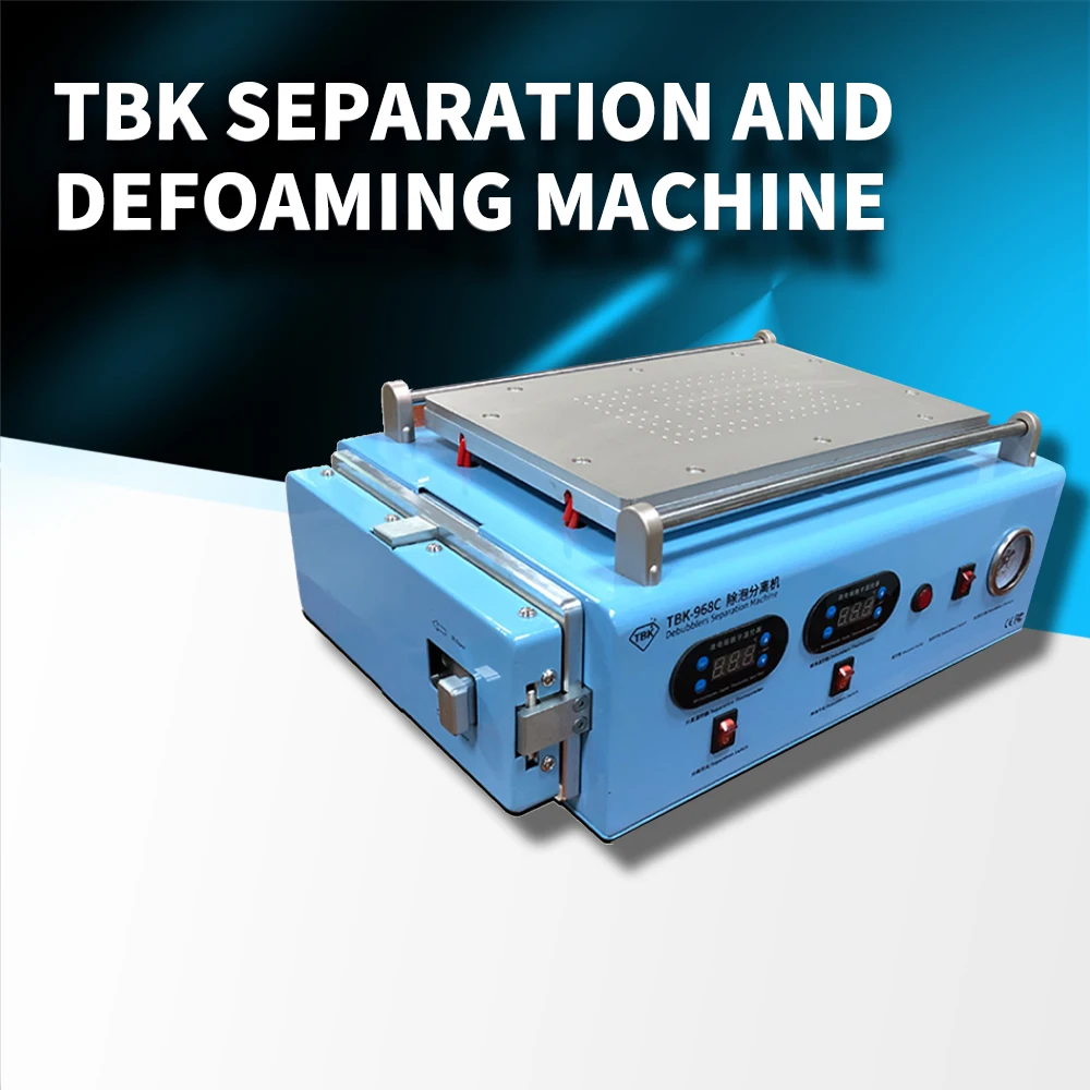 Screen Separation And Defoaming Machine TBK-968C Separation Integrated Machine Bulit-in Vacuum Pump For I Pad I Phone X Curved
Screen Separation And Defoaming Machine TBK-968C Separation Integrated Machine Bulit-in Vacuum Pump For I Pad I Phone X Curved