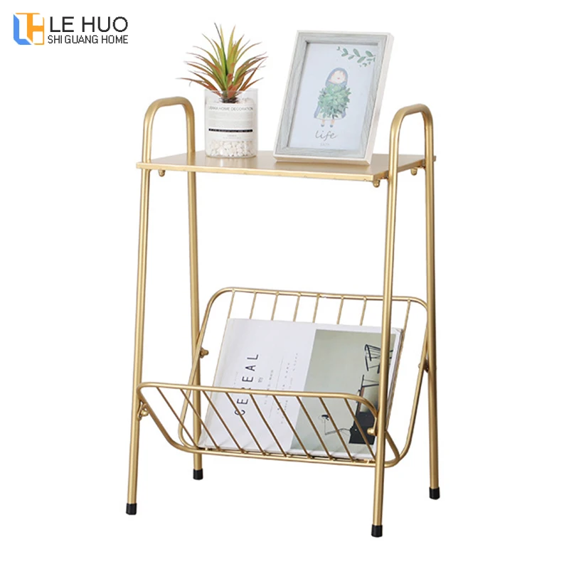 Creative Golden Iron coffee table Living room Sofa Side Table Movable Dining Table Small end Table magazine rack Home Furniture
Creative Golden Iron coffee table Living room Sofa Side Table Movable Dining Table Small end Table magazine rack Home Furniture