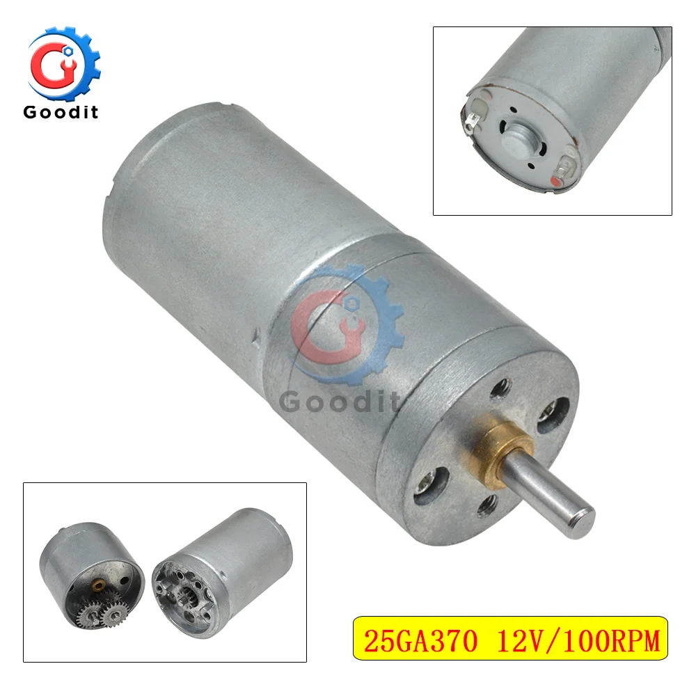 25GA370 DC Geared Motor with Encoder Low Speed Disc Large Power High Torque Toys 12V Micro Gearbox Reducer Electric Motor
25GA370 DC Geared Motor with Encoder Low Speed Disc Large Power High Torque Toys 12V Micro Gearbox Reducer Electric Motor