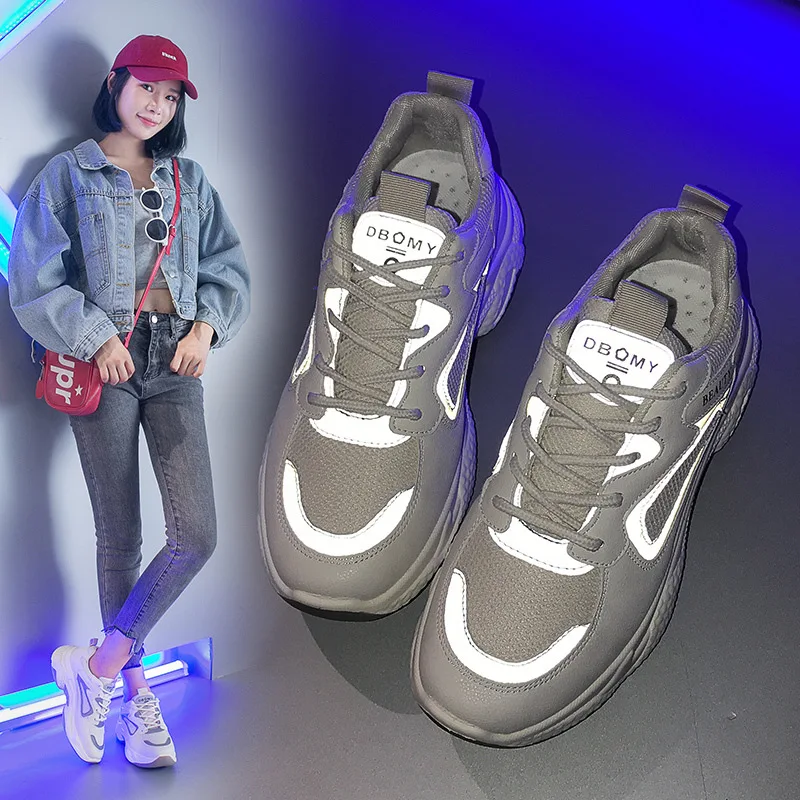 Athletic Shoes Student Korean-style Versatile INS Dad Shoes Autumn New Style Mesh Breathable Casual Shoes White Shoes Fashion 
Athletic Shoes Student Korean-style Versatile INS Dad Shoes Autumn New Style Mesh Breathable Casual Shoes White Shoes Fashion