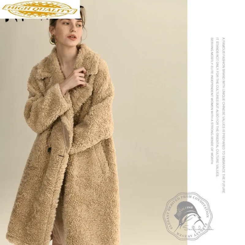 Sheep Shearing Real Fur Coat Wool Jacket Women Clothes 2019 Autumn Winter Coat Women Korean Fashion Fur Tops HL19032 YY1960
Sheep Shearing Real Fur Coat Wool Jacket Women Clothes 2019 Autumn Winter Coat Women Korean Fashion Fur Tops HL19032 YY1960