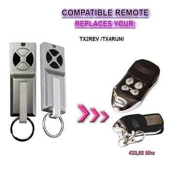 The remote for TX2REV / TX4RUNI garage door gate remote control opener command garage transmitter
The remote for TX2REV / TX4RUNI garage door gate remote control opener command garage transmitter