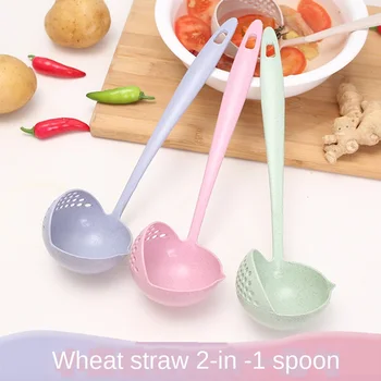 Wheat Straw Two-in-one Long Handle Plastic Big Environmental Protection Tableware Hot Pot Spoon
Wheat Straw Two-in-one Long Handle Plastic Big Environmental Protection Tableware Hot Pot Spoon