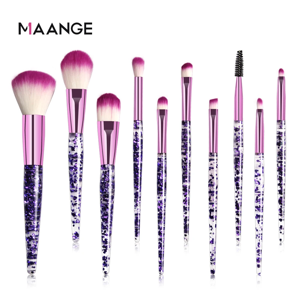 MAANGE Makeup Brushes Set 10Pcs Diamond brush set Foundation Brush Powder Blending Eyeshadow Make Up Cosmetic Beauty Tool Kit
MAANGE Makeup Brushes Set 10Pcs Diamond brush set Foundation Brush Powder Blending Eyeshadow Make Up Cosmetic Beauty Tool Kit