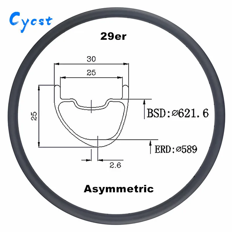 29er MTB XC clincher tubeless 30mm x 25mm asymmetric carbon rim UD matte glossy cross country mountain bike rim Ultralight 310g
29er MTB XC clincher tubeless 30mm x 25mm asymmetric carbon rim UD matte glossy cross country mountain bike rim Ultralight 310g