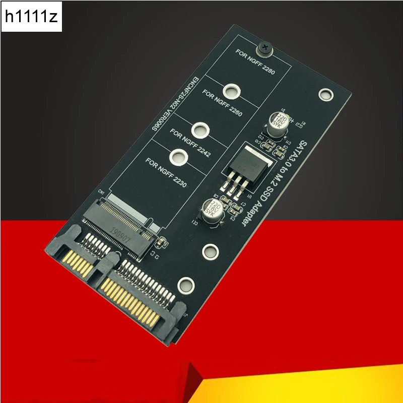 H1111Z Add On Cards M2 SATA Adapter M2 to SATA M.2 to SATA Adapter M.2 NGFF Converter 2.5" SATA3 Card B Key for 2230-2280 M2 SSD
H1111Z Add On Cards M2 SATA Adapter M2 to SATA M.2 to SATA Adapter M.2 NGFF Converter 2.5" SATA3 Card B Key for 2230-2280 M2 SSD
