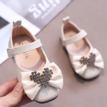 Autumn Toddler Girls Short Princess soilld Shoes Autumn bow Infant Kids Baby Bowknot Crystal Shoes Leather Wedding Dress Shoes 
Autumn Toddler Girls Short Princess soilld Shoes Autumn bow Infant Kids Baby Bowknot Crystal Shoes Leather Wedding Dress Shoes