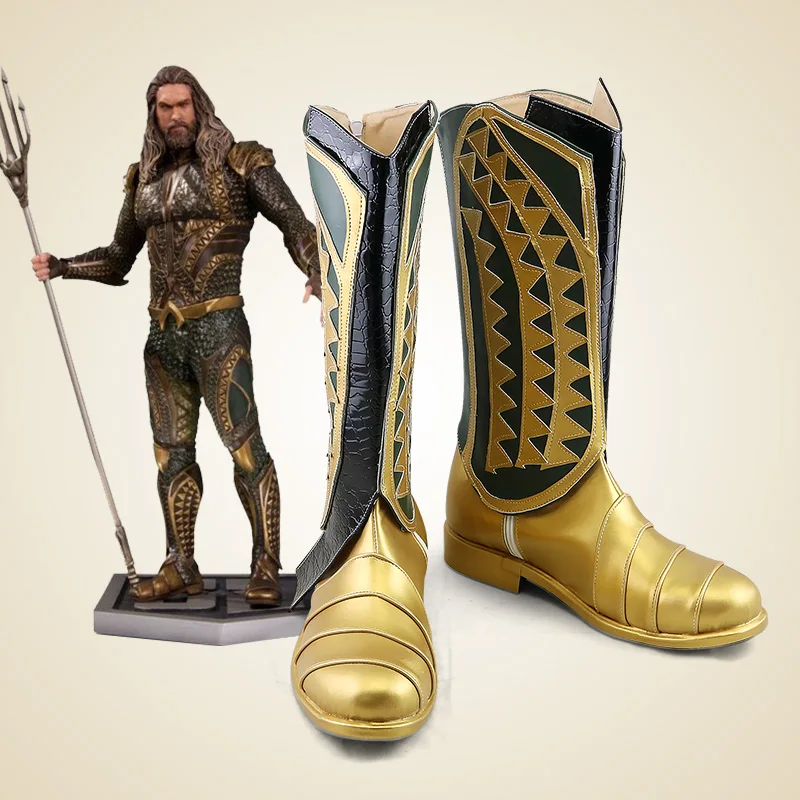 Обувь для косплея Aquaman Arthur Curry обувь на Хэллоуин мужчин и женщин с героями