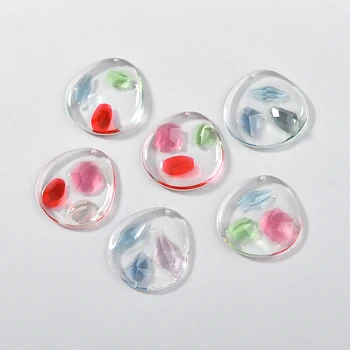 Summer Fresh Color Section Gem Irregular Shaped Resin Pendant DIY Earrings Hair Accessories Material Accessories 2pcs
Summer Fresh Color Section Gem Irregular Shaped Resin Pendant DIY Earrings Hair Accessories Material Accessories 2pcs