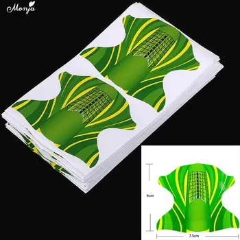 Monja 100pcs Green Butterfly Shape French Nail Art Tips Extension Form Sticker Acrylic Gel Polish DIY Styling Guide Stencil Tool
Monja 100pcs Green Butterfly Shape French Nail Art Tips Extension Form Sticker Acrylic Gel Polish DIY Styling Guide Stencil Tool