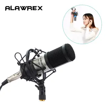 Alawrex AX-800 karaoke microphone studio condenser mikrofon KTV BM 800 mic For computer Radio Braodcasting Singing Recording
Alawrex AX-800 karaoke microphone studio condenser mikrofon KTV BM 800 mic For computer Radio Braodcasting Singing Recording