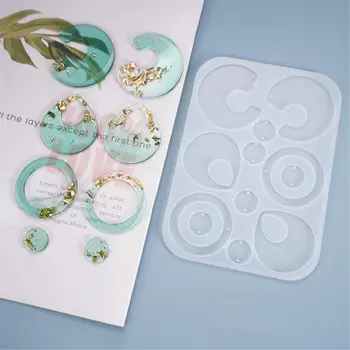 Earrings Silicone Mold DIY Earrings Resin Mold Handmade Dangle Eearrings Silicone Mold UV Epoxy Moulds For Jewelry Making Tools
Earrings Silicone Mold DIY Earrings Resin Mold Handmade Dangle Eearrings Silicone Mold UV Epoxy Moulds For Jewelry Making Tools