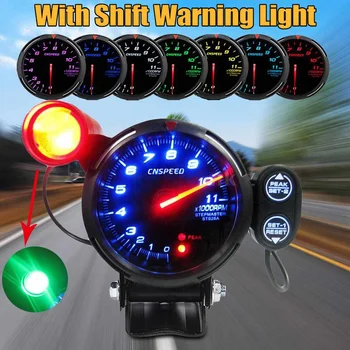 12V 3.75" 7 Colors Professional LED RPM Tachometer Digital Tacho Gauge Meter Tachometer With Shift Light & Stepping Motor RPM
12V 3.75" 7 Colors Professional LED RPM Tachometer Digital Tacho Gauge Meter Tachometer With Shift Light & Stepping Motor RPM