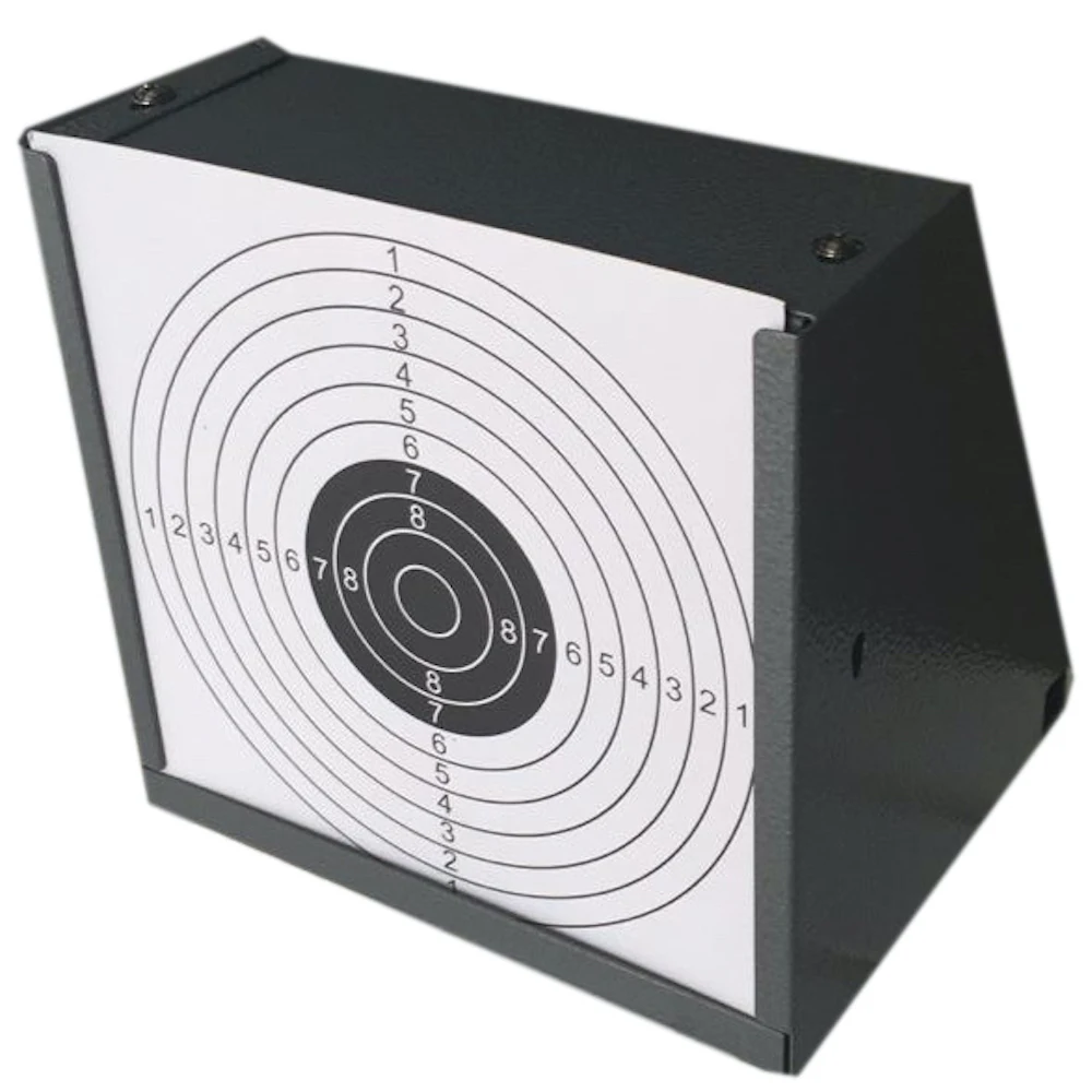 Grey Pellet Trap with 2 Red Built-in Spinner Targets+20 Bull's-eyes Paper Targets-5.50“*5.50”
Grey Pellet Trap with 2 Red Built-in Spinner Targets+20 Bull's-eyes Paper Targets-5.50“*5.50”