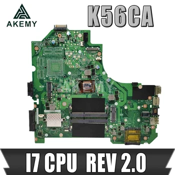 For ASUS K56CA K56CM S56C A56CM A56C S550CM K56CB S550CB I7 REV 2.0 laptop motherboard tested 100% work original mainboard 
For ASUS K56CA K56CM S56C A56CM A56C S550CM K56CB S550CB I7 REV 2.0 laptop motherboard tested 100% work original mainboard