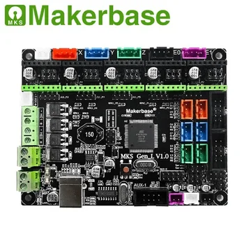 3D printer board MKS Gen L controller compatible with Ramps1.4/Mega2560 R3 support A4988/8825/TMC2208/TMC2100 drivers
3D printer board MKS Gen L controller compatible with Ramps1.4/Mega2560 R3 support A4988/8825/TMC2208/TMC2100 drivers