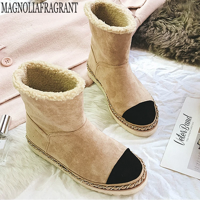 High Quality wool Snow Boots Women Fashion Genuine Leather Women's Booties Winter Women flat ankle boots botas muje y141
High Quality wool Snow Boots Women Fashion Genuine Leather Women's Booties Winter Women flat ankle boots botas muje y141