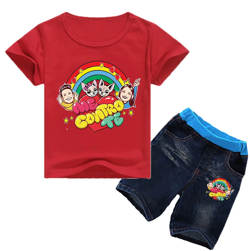 DLF 2-16Y Funny Me Contro Te T Shirt Kids Tops Denim Jeans Shorts Pants 2PCS Girls Outfits Set Toddler Boys Summer Clothes Set
DLF 2-16Y Funny Me Contro Te T Shirt Kids Tops Denim Jeans Shorts Pants 2PCS Girls Outfits Set Toddler Boys Summer Clothes Set
