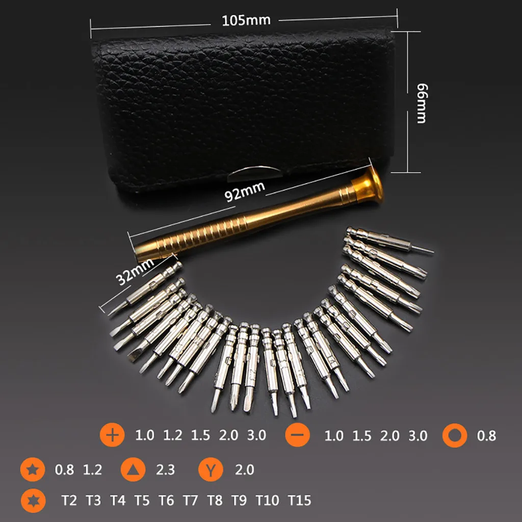 Mini Screwdriver Set 24 In 1 Precision Screwdriver Repair Tool Set For Cellphone Tablet PC Watch Jewelry Hand Repair Tools
Mini Screwdriver Set 24 In 1 Precision Screwdriver Repair Tool Set For Cellphone Tablet PC Watch Jewelry Hand Repair Tools