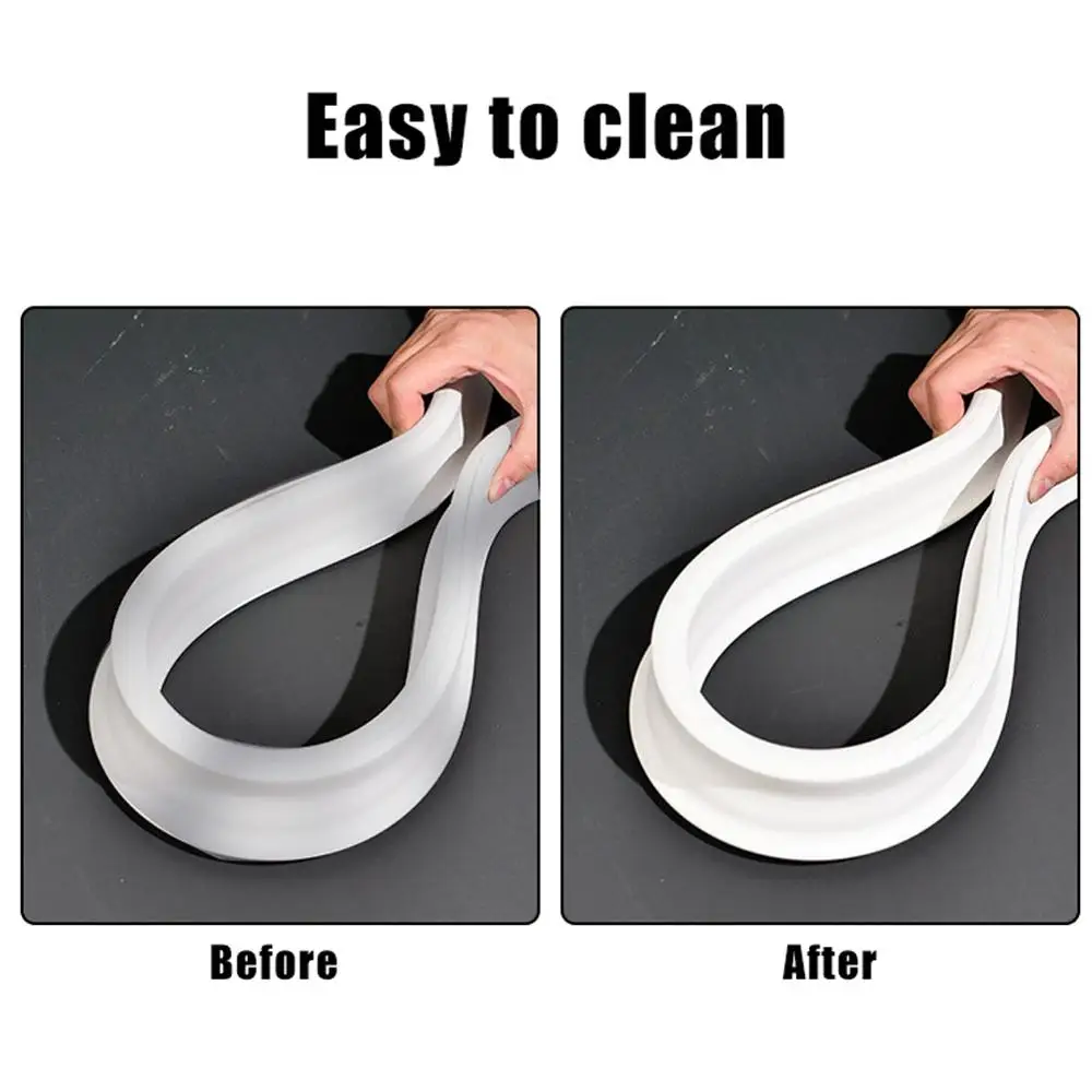 Bathroom Water Stopper Water Retaining Strip Bendable Bathroom Door Washing Machine Shower Threshold Water Shower Dam Barrier
Bathroom Water Stopper Water Retaining Strip Bendable Bathroom Door Washing Machine Shower Threshold Water Shower Dam Barrier